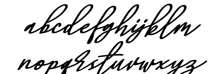 BovenDigoelFREE Font LOWERCASE