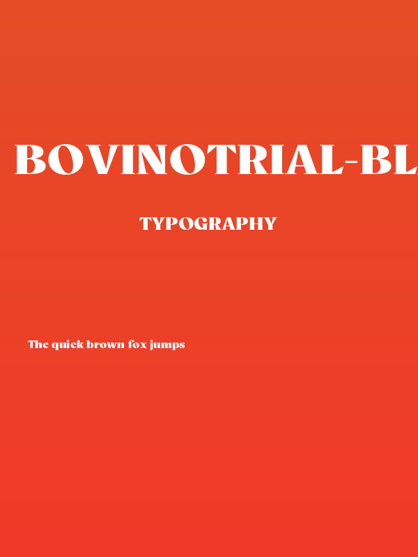 BovinoTrial-Black Poster