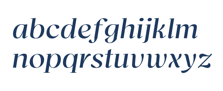 BovinoTrial-RegularItalic Lowercase