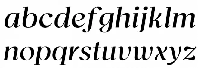 BovinoTrial-RegularItalic Fuentes MINÚSCULAS