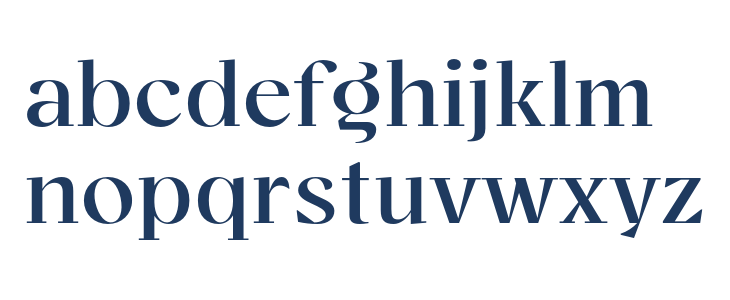 BovinoTrial-Regular Lowercase