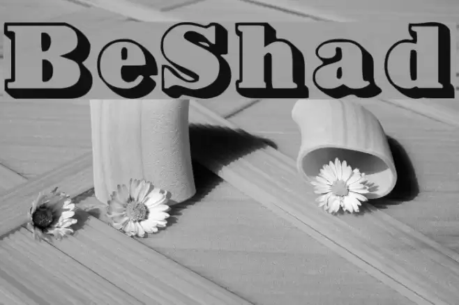 BowersShadow Font examples