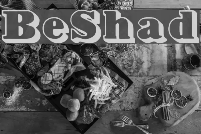 BowersShadow Font examples