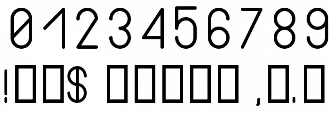 Bowhouse Bold Font OTHER CHARS