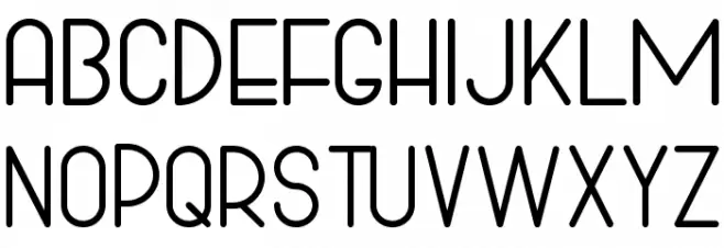 Bowhouse Bold Schriftart Groß
