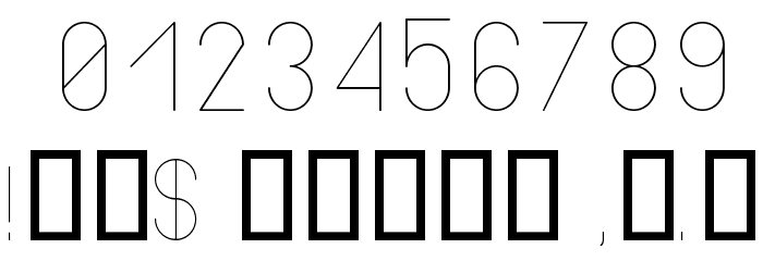 Bowhouse Light Font OTHER CHARS