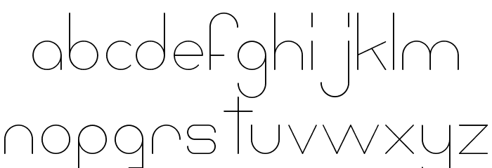 Bowhouse Light Font LOWERCASE