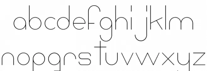 Bowhouse Light 字体 小写