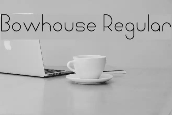 Bowhouse Regular Font examples