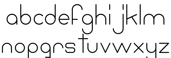 Bowhouse Regular Font LOWERCASE