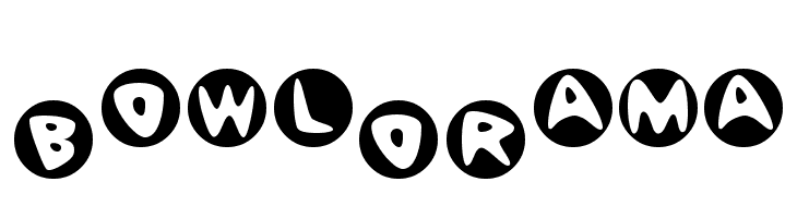 BowlORama  Frei Schriftart Herunterladen