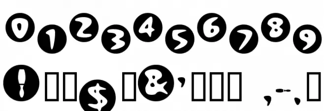 BowlORama Font OTHER CHARS