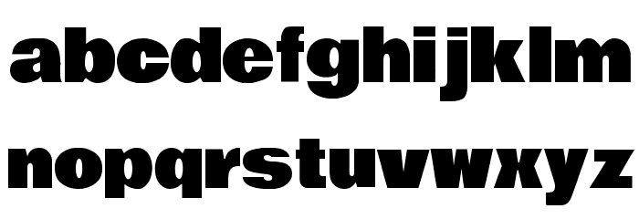Bowlby One Regular Font LOWERCASE