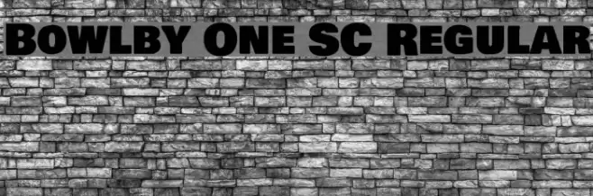 Bowlby One SC Regular Font examples