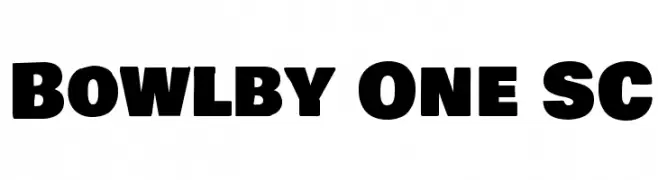 Bowlby One SC  font caratteri gratis