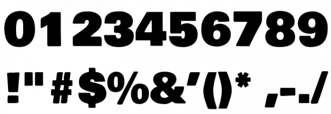 Bowlby One SC Font OTHER CHARS