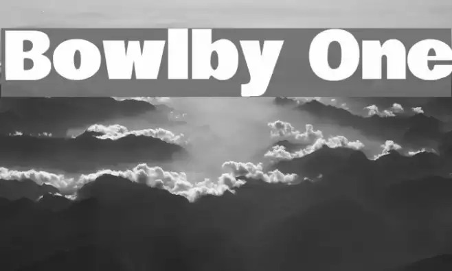 Bowlby One Font examples