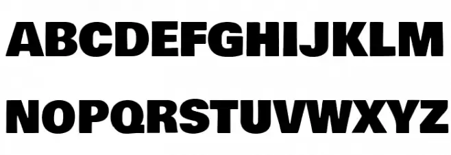BowlbyOne Font UPPERCASE