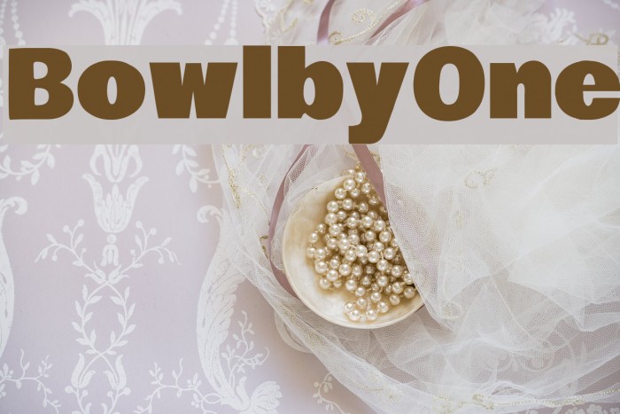 BowlbyOne Font examples