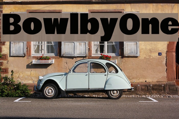 BowlbyOne Font examples