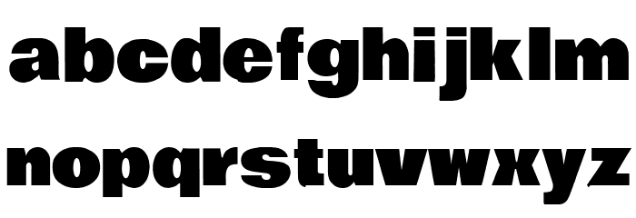 BowlbyOne Font LOWERCASE