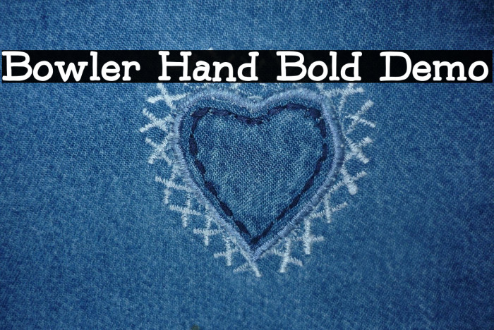 Bowler Hand Bold Demo Example 2