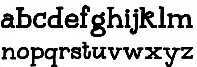 Bowler Hand Bold Demo Schriftart Kleinbuchstaben