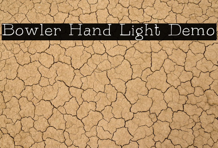 Bowler Hand Light Demo Example 1