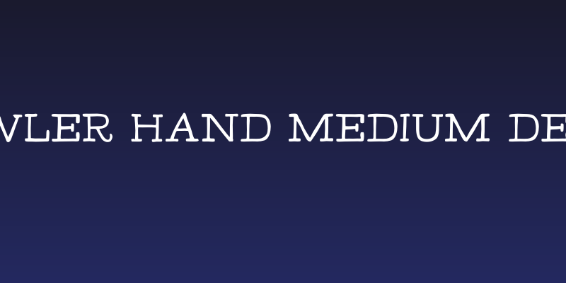 Bowler Hand Medium Demo Social Header