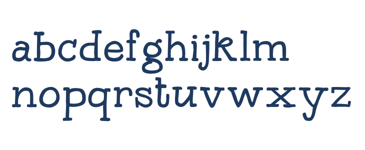 Bowler Hand Medium Demo Lowercase