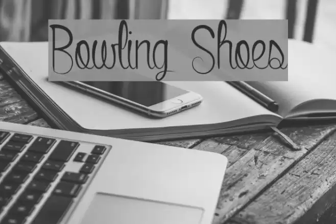 Bowling Shoes Font examples