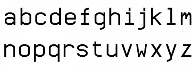 Bowman フォント 小文字