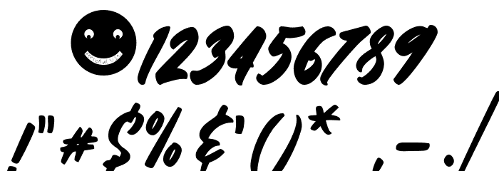 Bownjax Font OTHER CHARS