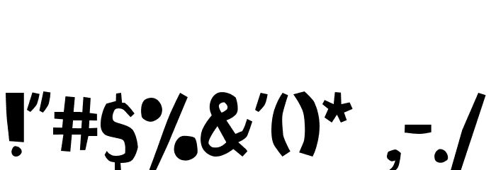 Bowreghul Font OTHER CHARS