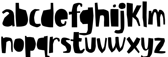 Bowreghul Font LOWERCASE