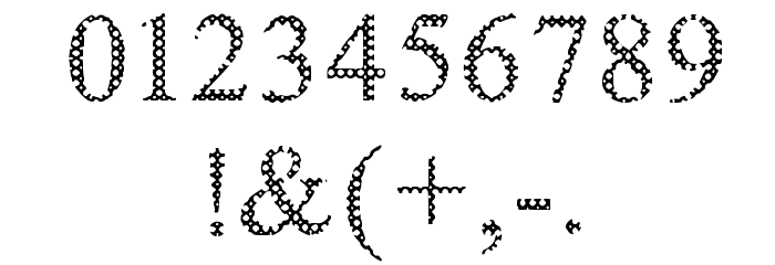 Box And Boxes Font OTHER CHARS