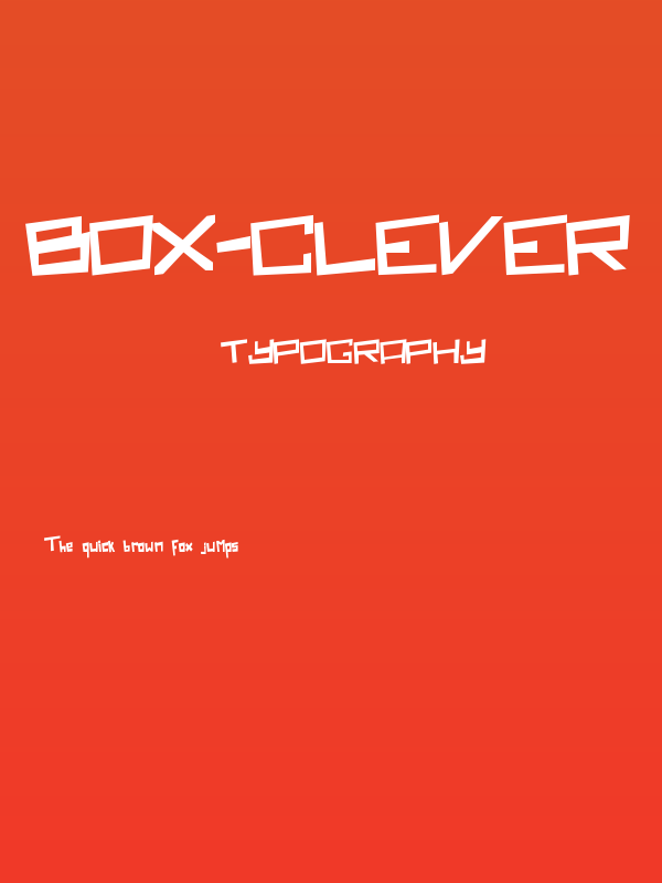 Box-Clever Poster