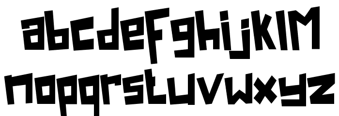 Box-Clever Font LOWERCASE