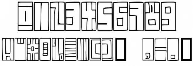 Box Font Schriftart Anderer Schreiben