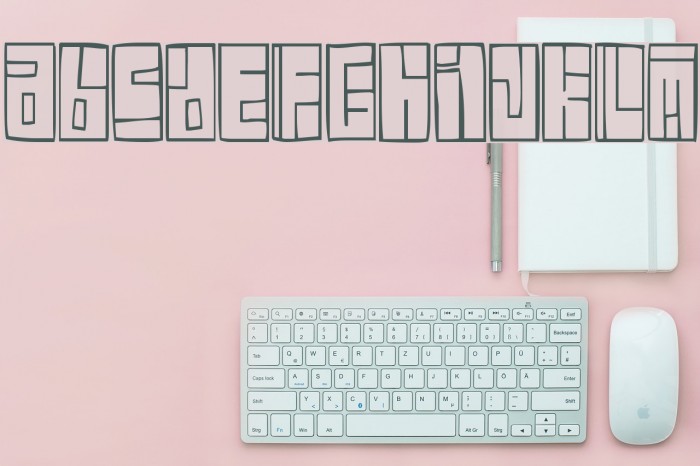 Box Font Font examples