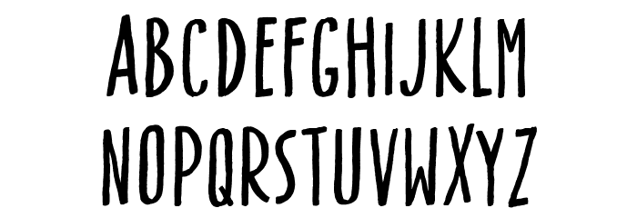 Box Office Font LOWERCASE