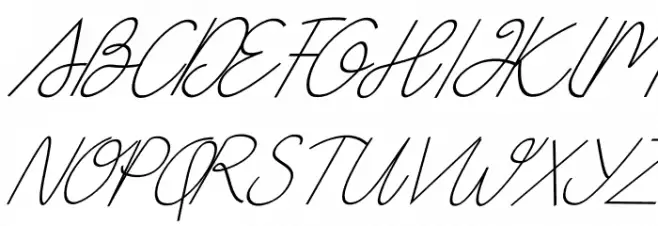 Box Spagethy Italic 字体 大写