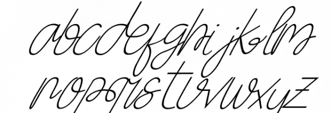 Box Spagethy Italic Font Litere mici
