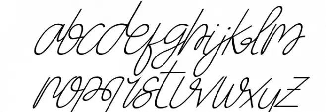 Box Spagethy Italic 字体 小写