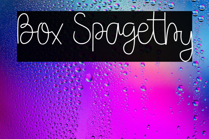 Box Spagethy Example 1