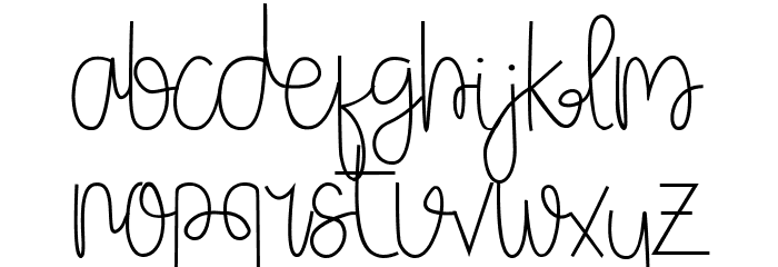 Box Spagethy Font LOWERCASE