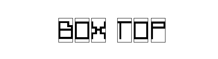 Box Top Font