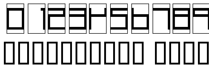 Box Top Font OTHER CHARS