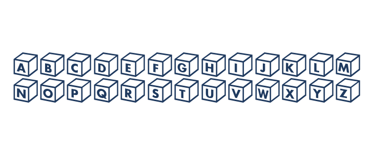 Box alphabe Uppercase