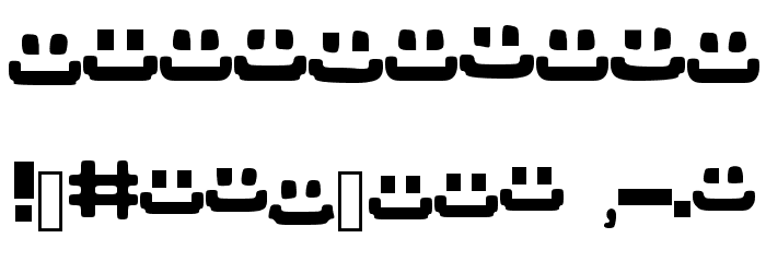 BoxCraft_Alphabet_Font Font OTHER CHARS